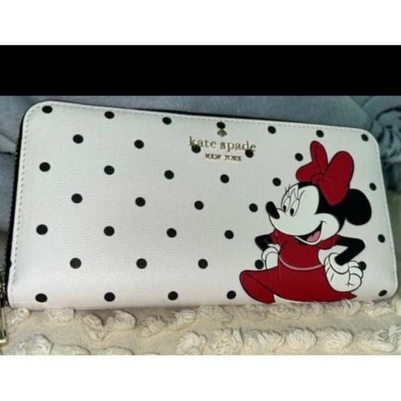 Kate Spade NewYork Mickey Mouse Minnie Mouse Wallet - Picture 3 of 6